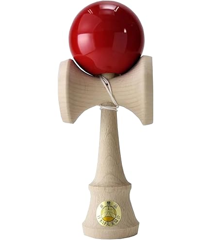 Amazon.co.jp: 日本けん玉協会認定 昔なつかしけん玉 【赤】 けん玉